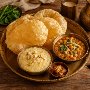 Halwa Puri at Dil Kay Desi Restaurant