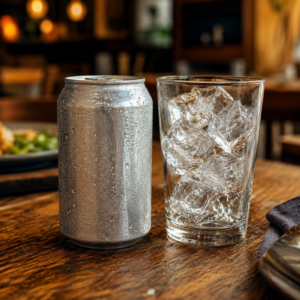 Soft Drink Can at Dil Kay Desi Restaurant
